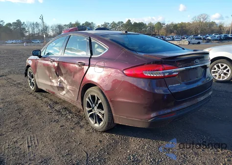 2018 Ford Fusion Se из США, поврежденный, VIN 3FA6P0H70JR105894